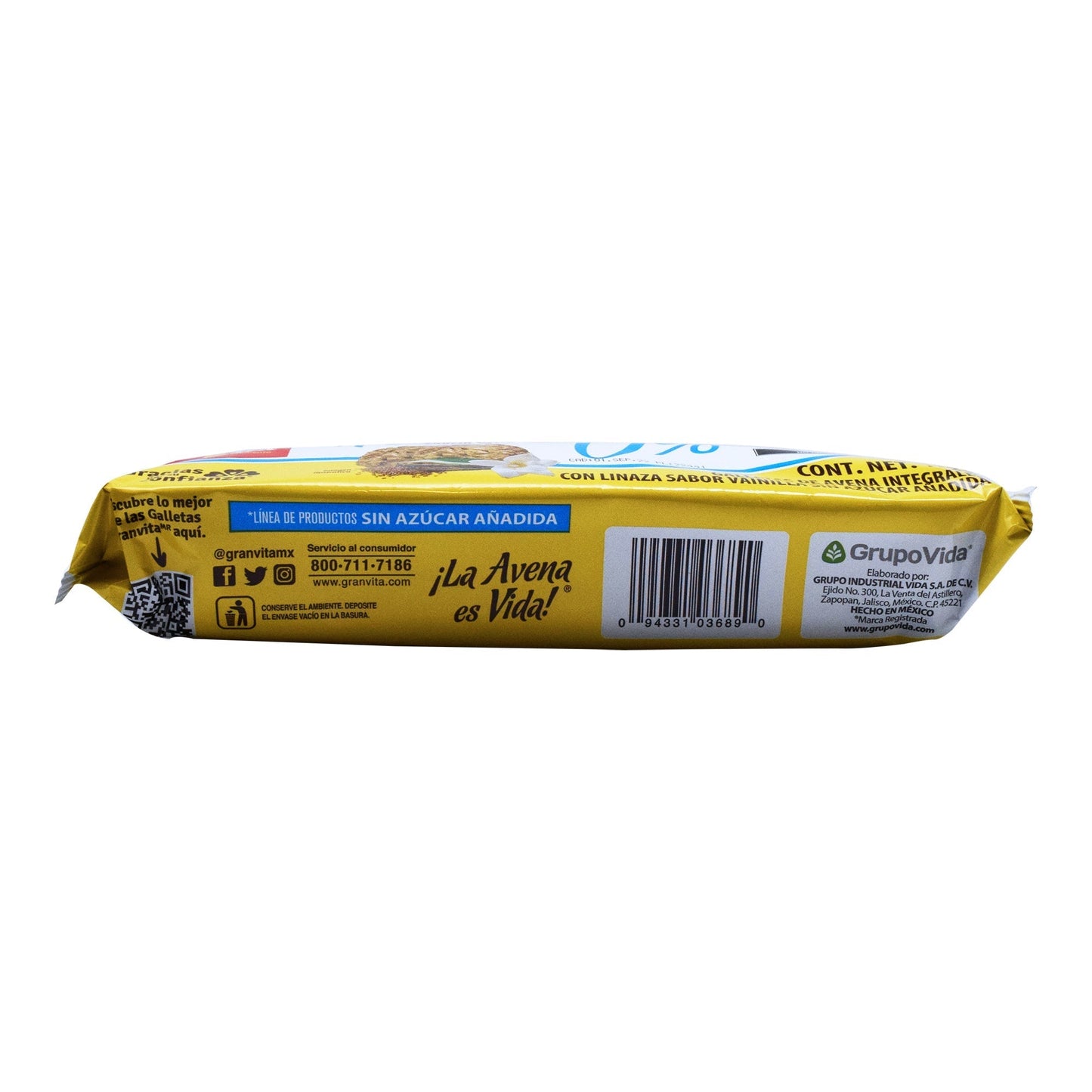 Galleta Hojuelitas Sab Vainilla  0 Azucar 112 G (GRANVITA)