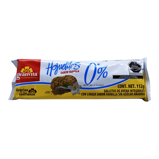 Galleta Hojuelitas Sab Vainilla  0 Azucar 112 G (GRANVITA)