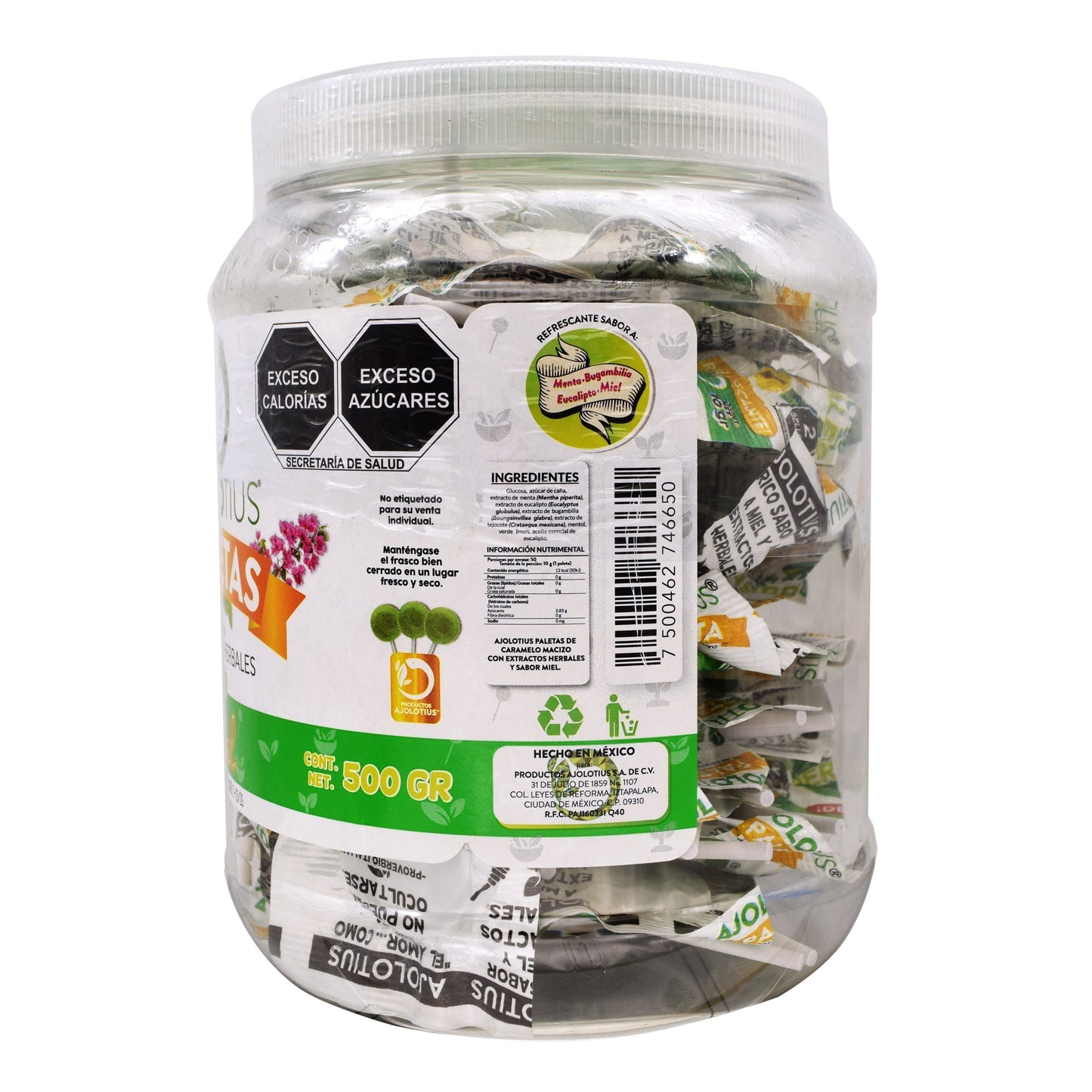 Paleta Ajolotius 10 G (Paquete 50) (AJOLOTIUS)