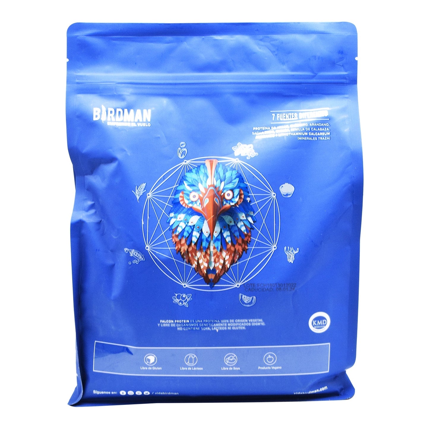 Proteina Vegetal En Polvo  Chocolate 1.8 Kg (BIRDMAN)