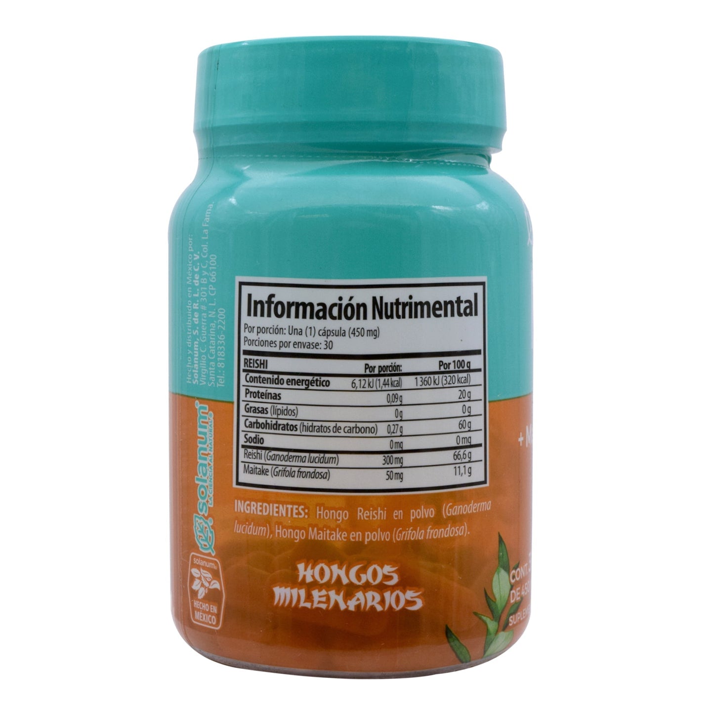 Reishi Maitake 30 Cápsulas (SOLANUM)