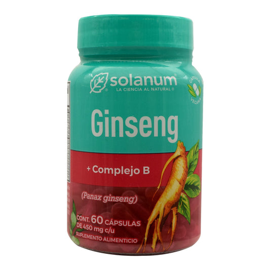 Ginseng Complejo B 60 Cápsulas (SOLANUM)