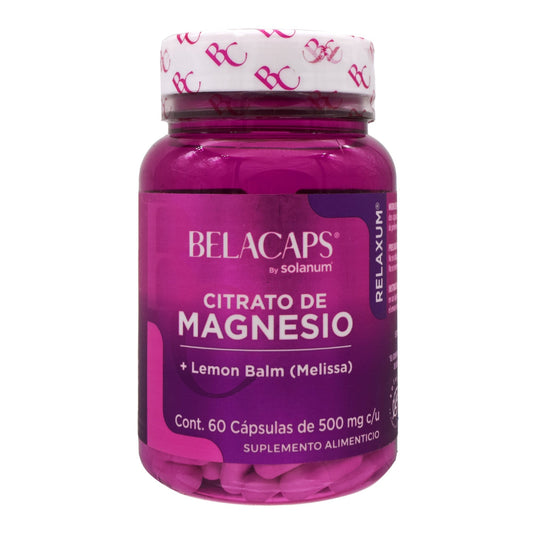 Citrato Magnesio Lemon Balm 60 Cápsulas (SOLANUM BELACAPS)