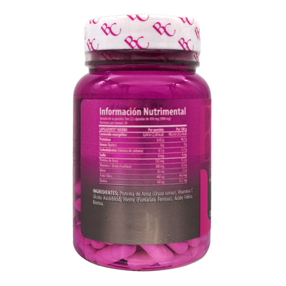 Hierro Vitamina C Acido Folico Biotina 60 Cápsulas (SOLANUM BELACAPS)