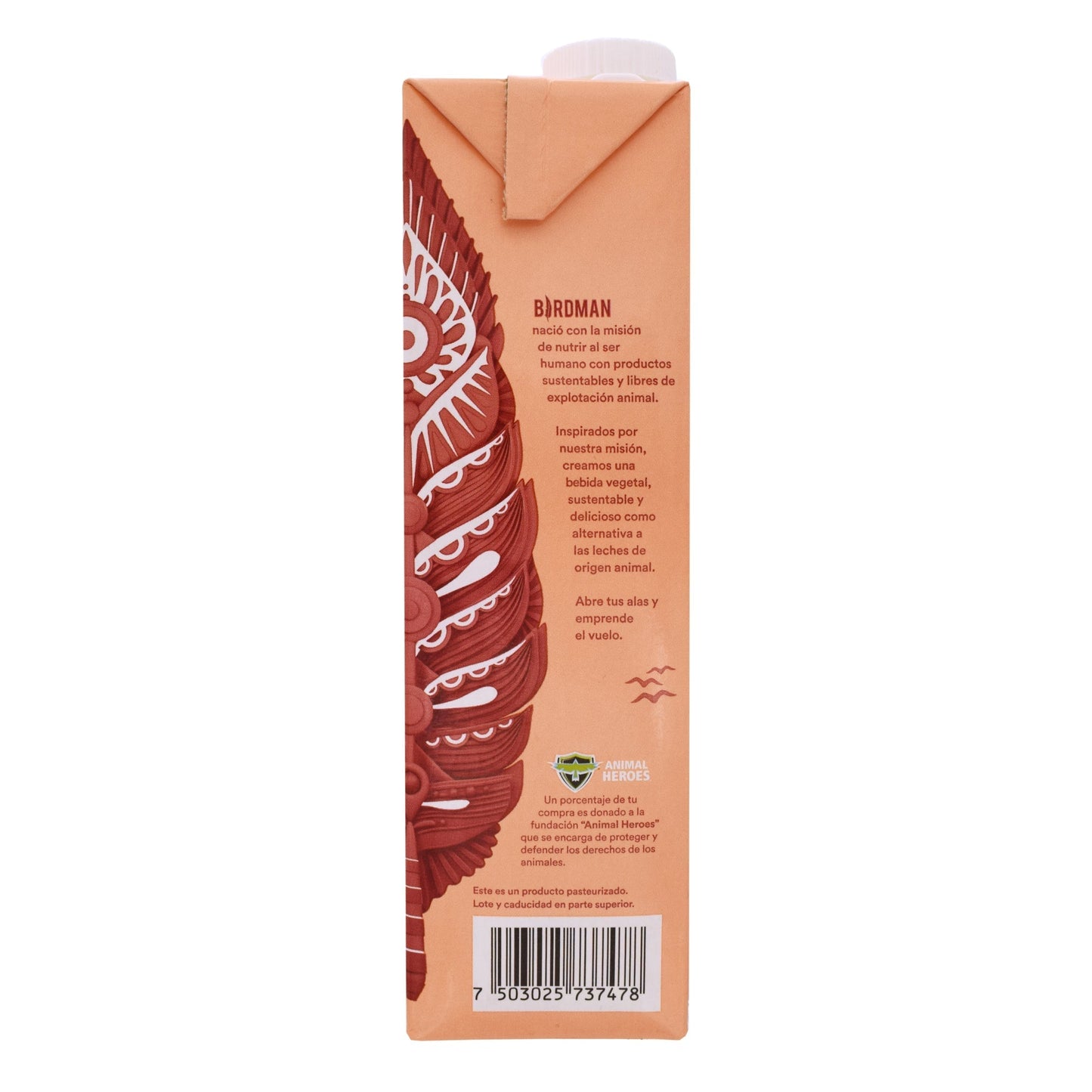 Bebida Vegetal Almendra Vainilla 946 Mililitros (BIRDMAN)