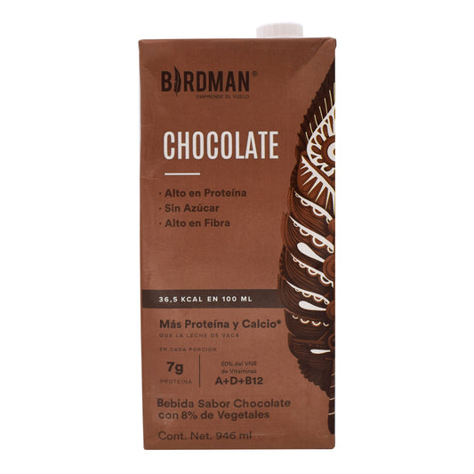Bebida Vegetal Chocolate 946 Mililitros (BIRDMAN)