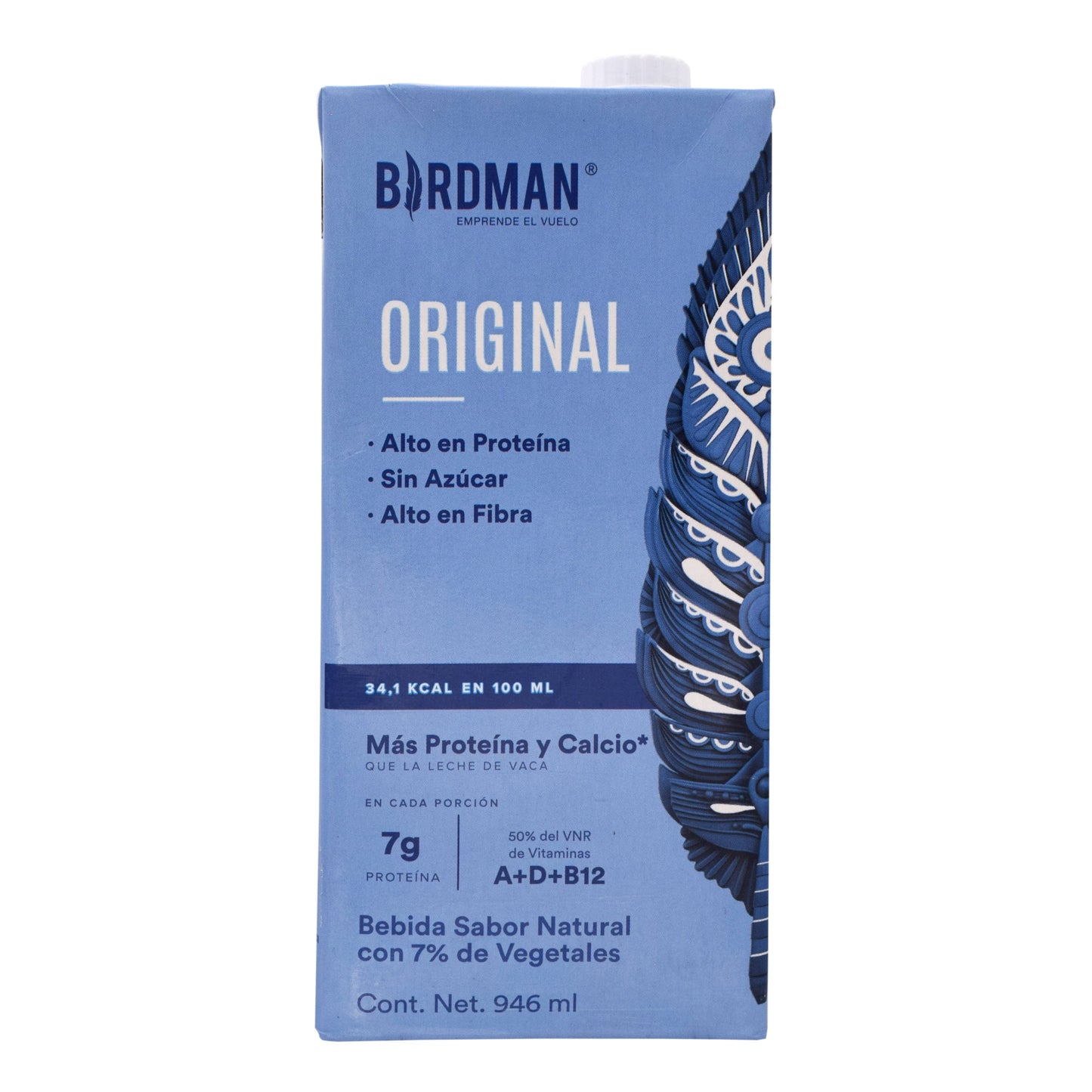Bebida Vegetal Entera 946 Mililitros (BIRDMAN)