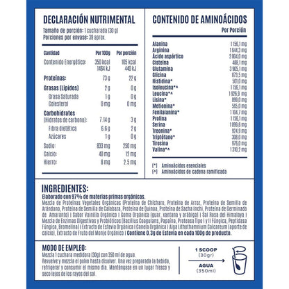 Proteina Vegetal Fresa 510 G (BIRDMAN)