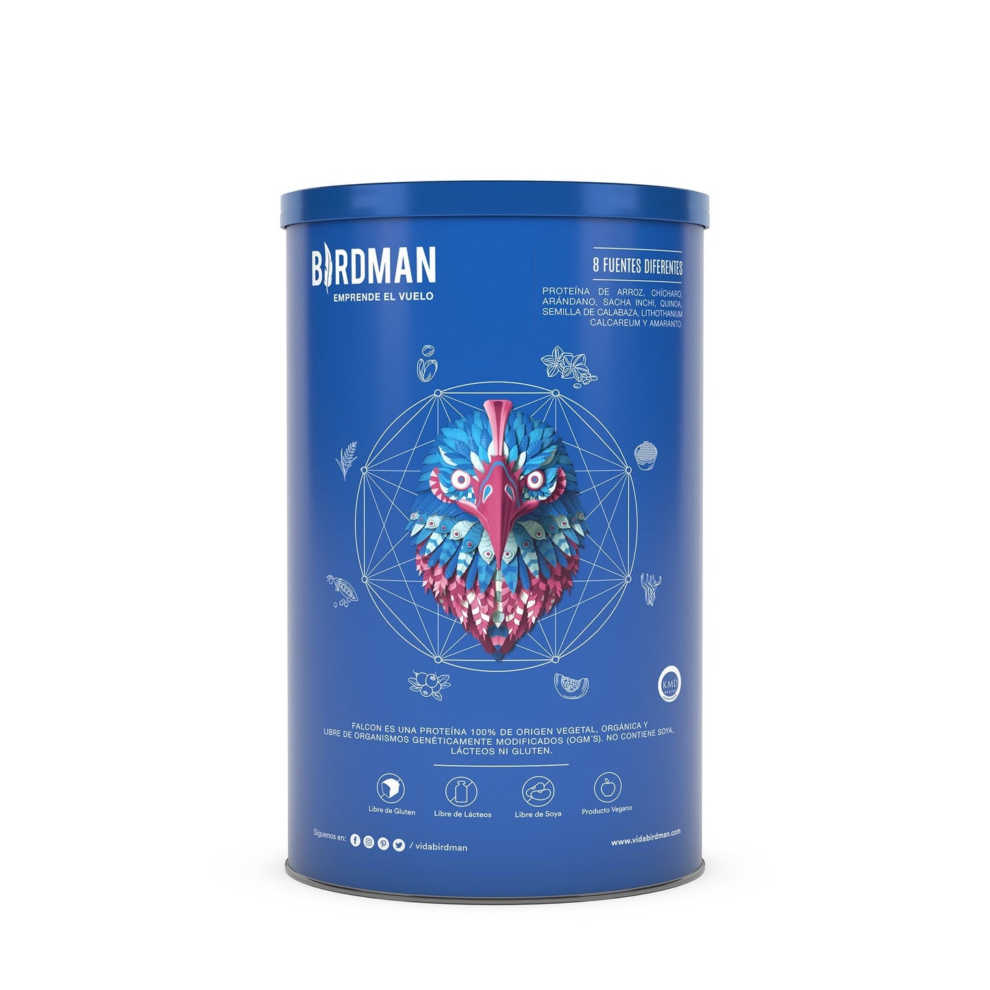 Proteina Vegetal Fresa 510 G (BIRDMAN)