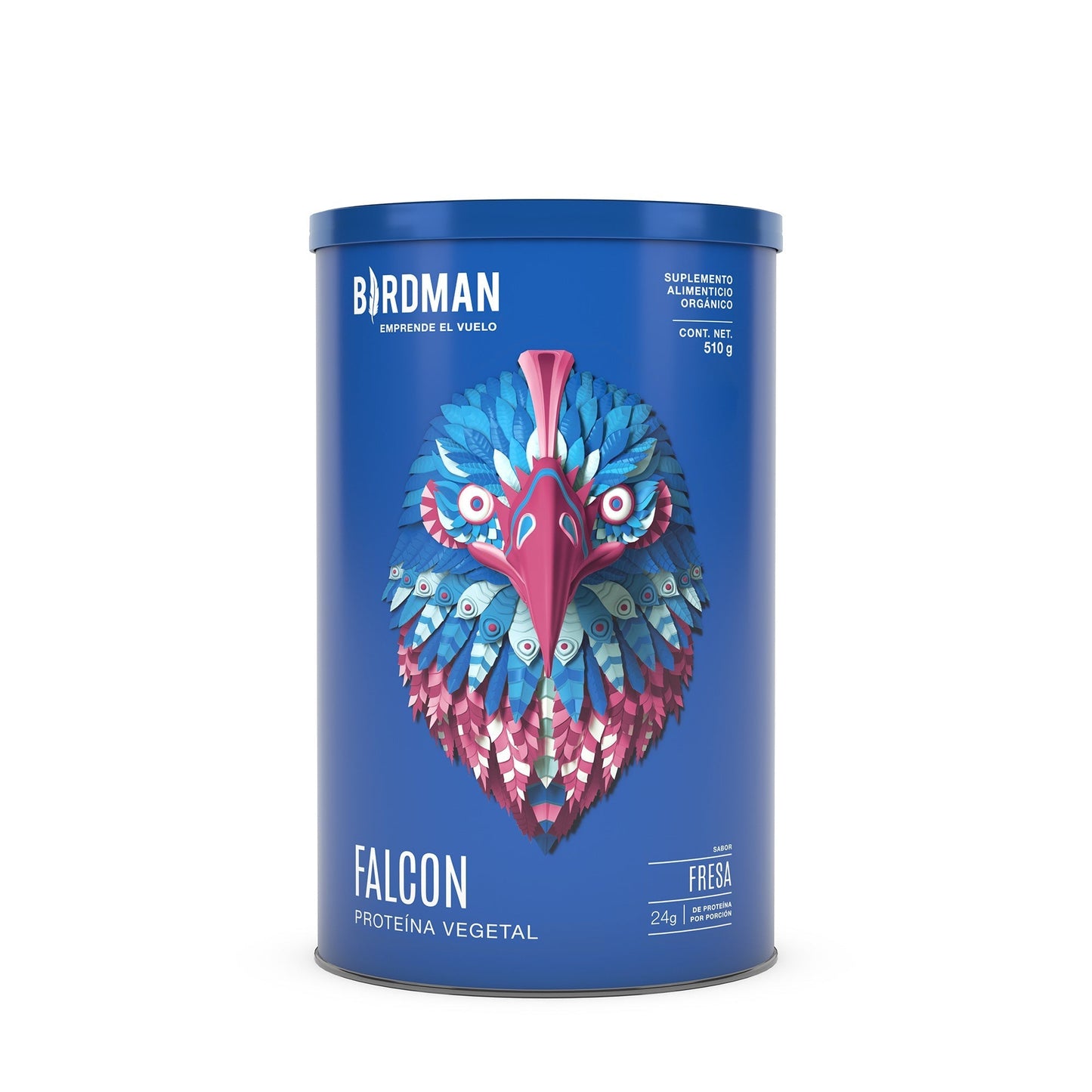 Proteina Vegetal Fresa 510 G (BIRDMAN)