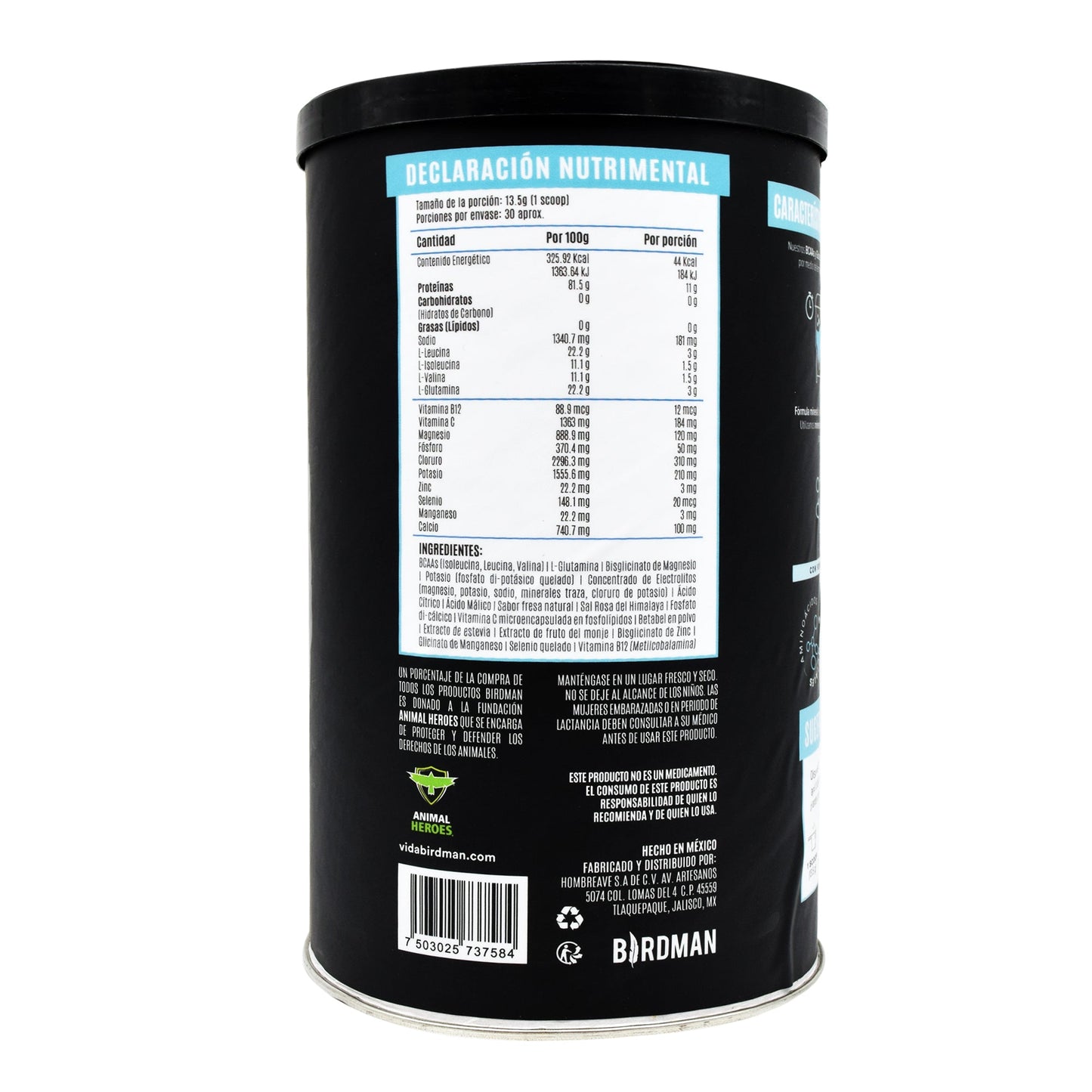 Bcaas Y Glutamina Fresa 405 G (FALCON)