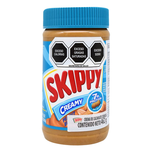 Crema De Cacahuate Cremosa 462 G (SKIPPY)