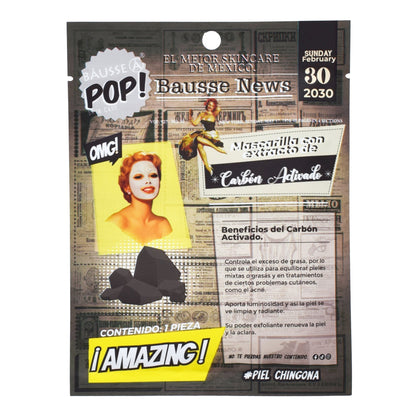 Mascarilla Facial De Carbon Activado 1 Pieza (Paquete 20) (ARABIAN BAUSSE)