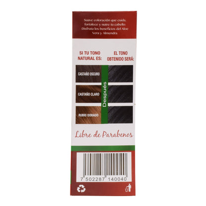 Tinte Castaí±o Oscuro 150 Mililitros (VELVET COLOR)