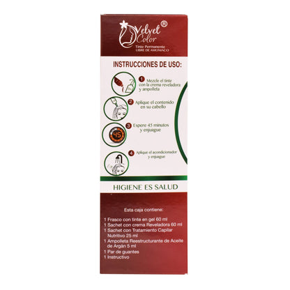 Tinte Castaí±o Claro 150 Mililitros (VELVET COLOR)