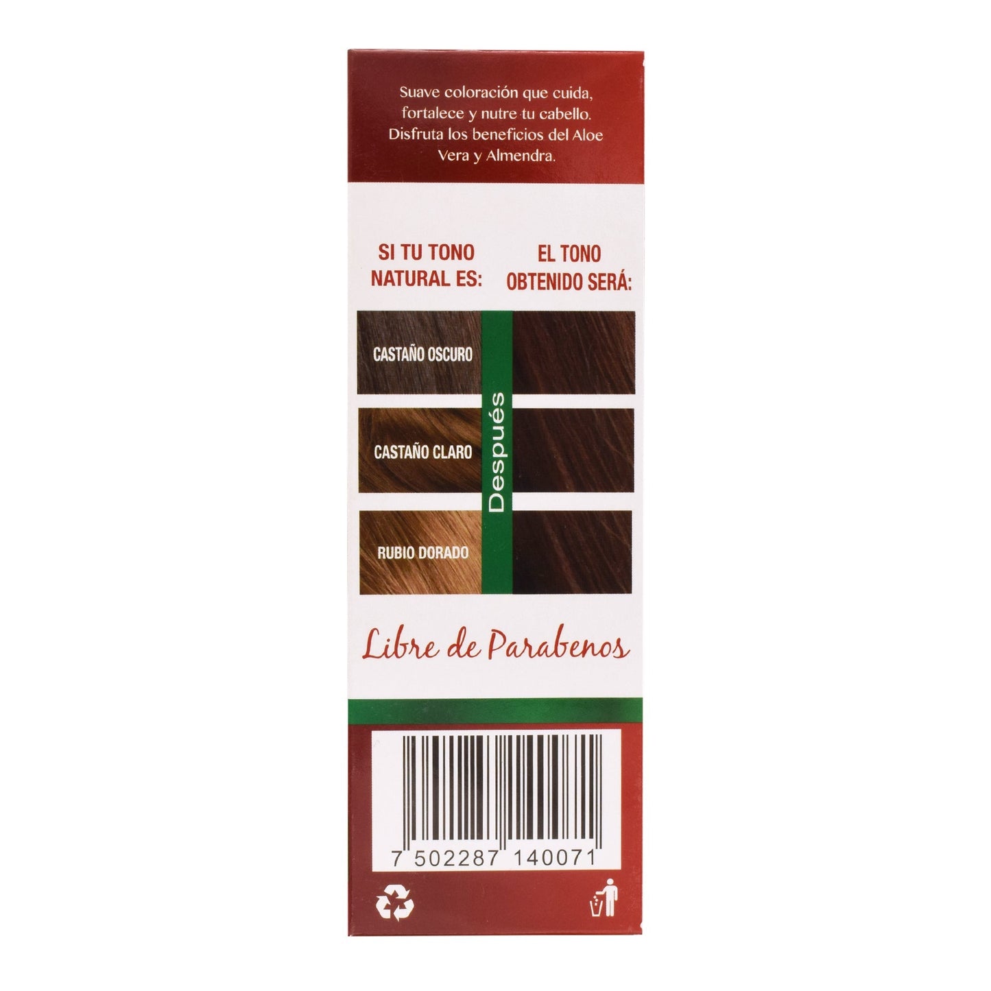 Tinte Chocolate 150 Mililitros (NATURAL COLOUR)