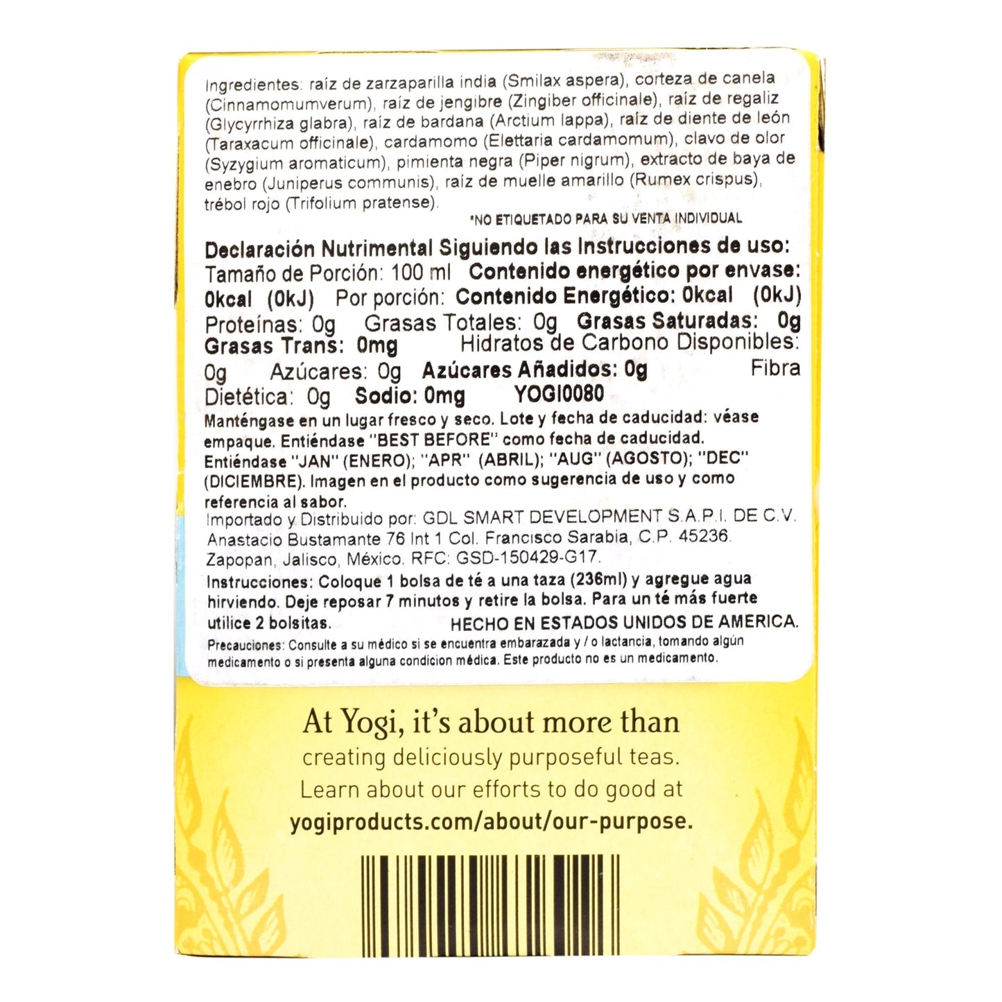 Infusion De Canela Raices 16 Sob (YOGI)