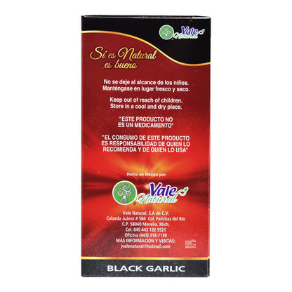 Ajo Negro 60 Cápsulas (VALE NATURAL)
