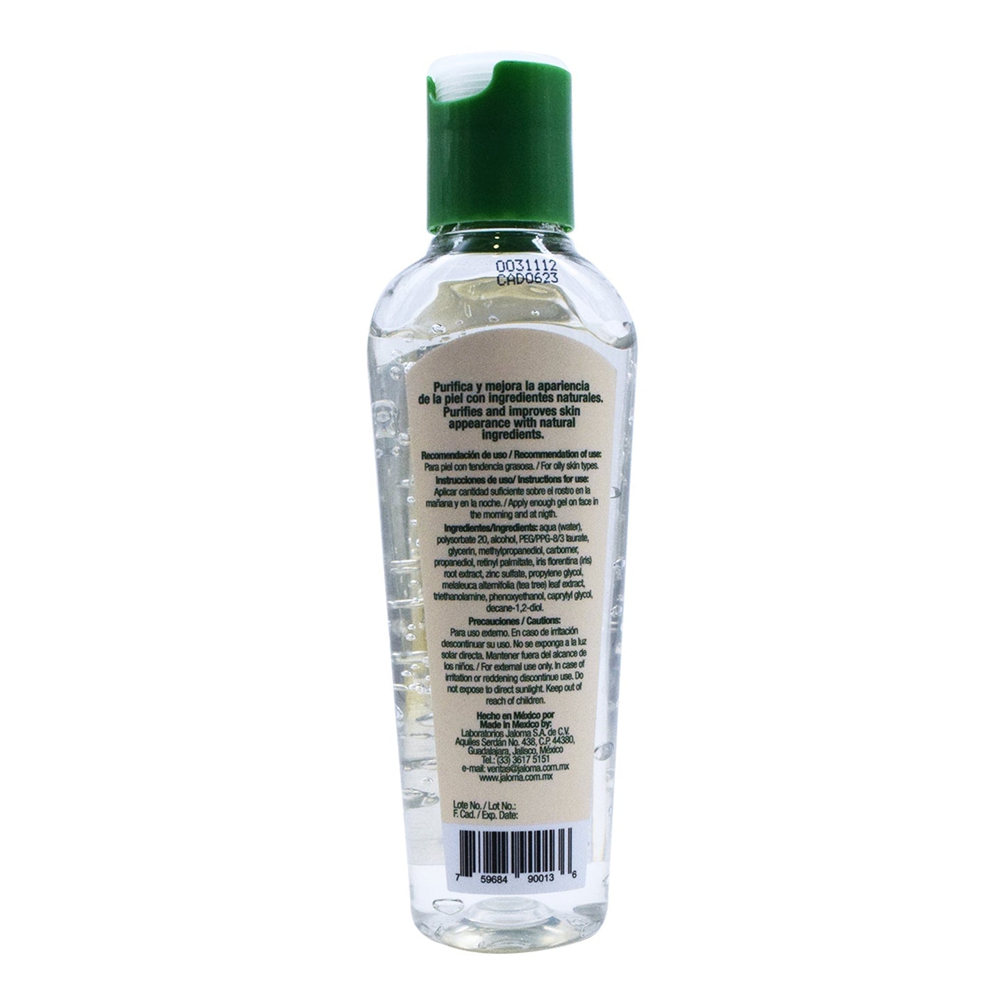 Gel Facial Arbol De Te 120 Mililitros (JALOMA)