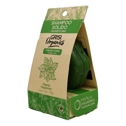 Shampoo Solido Menta 75 G (SHAMPOO ORGANICS MEN)