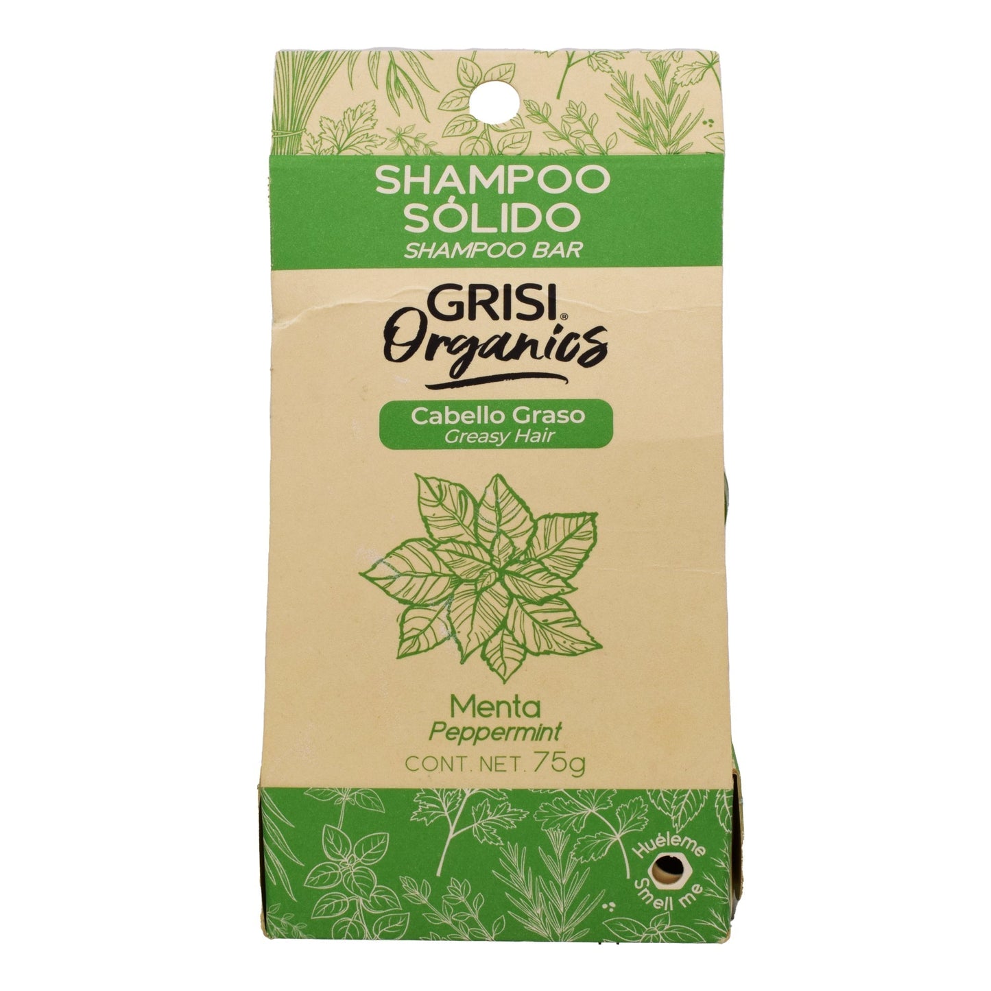 Shampoo Solido Menta 75 G (SHAMPOO ORGANICS MEN)
