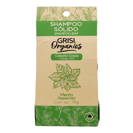 Shampoo Solido Menta 75 G (SHAMPOO ORGANICS MEN)