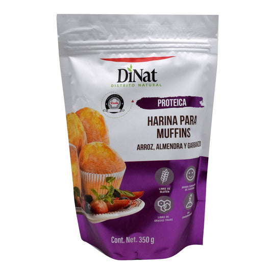 Harina Para Muffins 350 G (DINAT)