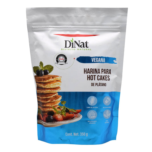 Harina Para Hot Cakes De Platano 350 G (DINAT)