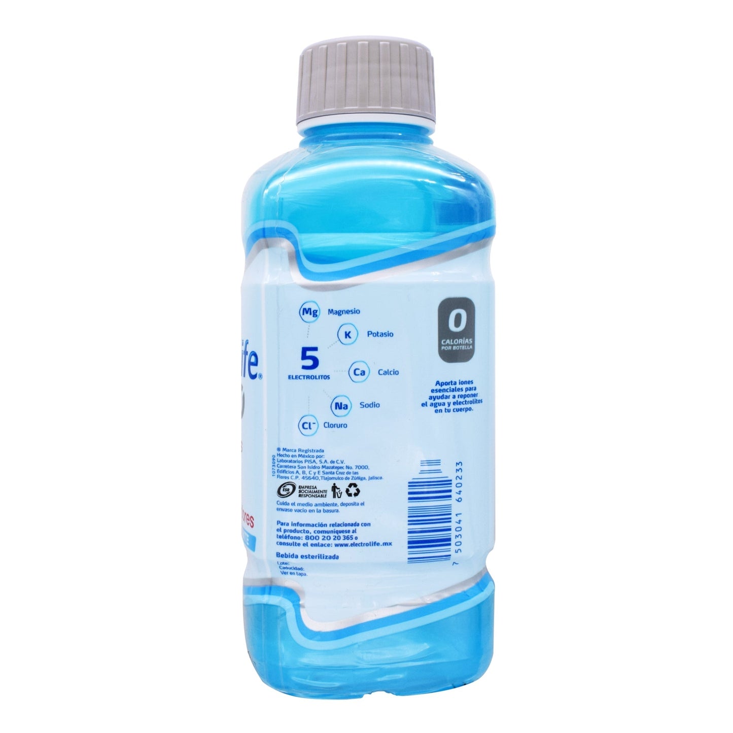Electrolife Zero Frambuesa Azul 625 Mililitros (PISA)