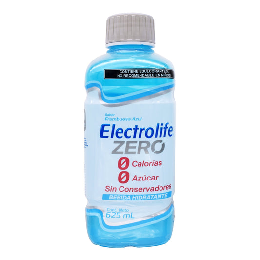 Electrolife Zero Frambuesa Azul 625 Mililitros (PISA)