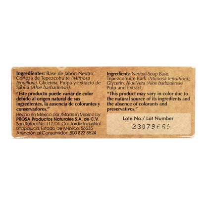 Jabon De Tepezcohuite 90 G (PROSA)