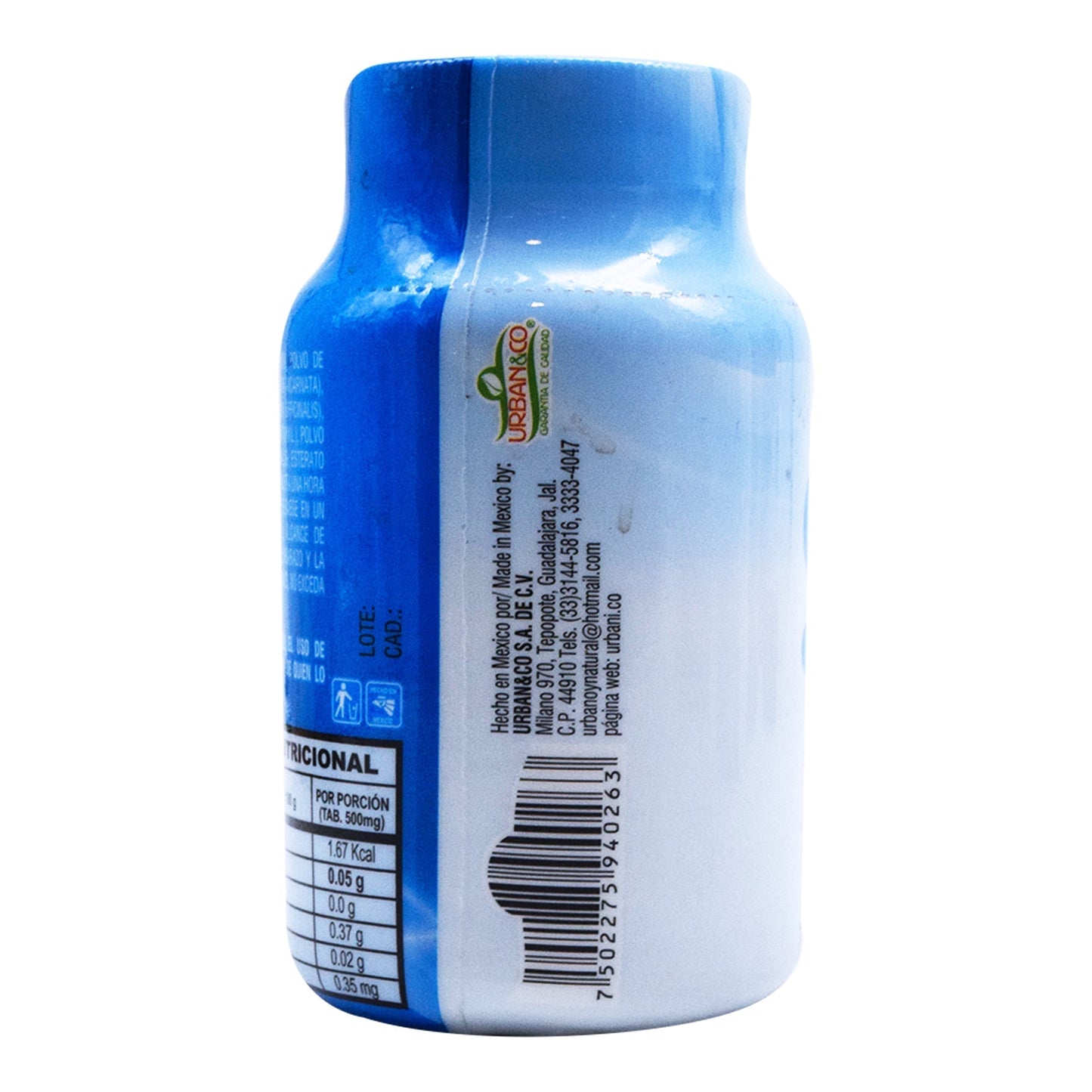 Pasiflora Con Valeriana 500 Miligramos 60 Tabletas (URBAN&CO)