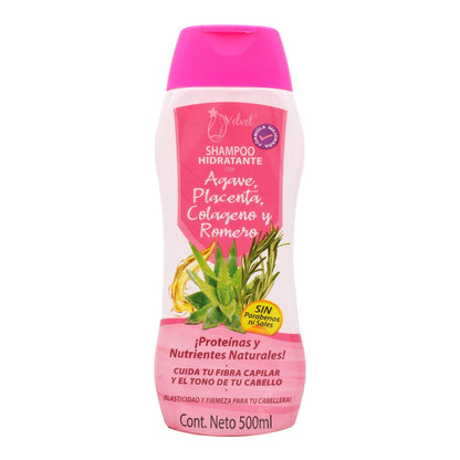 Shampoo Placenta Colageno Romero 500 Mililitros (VELVET)