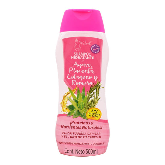 Shampoo Placenta Colageno Romero 500 Mililitros (VELVET)