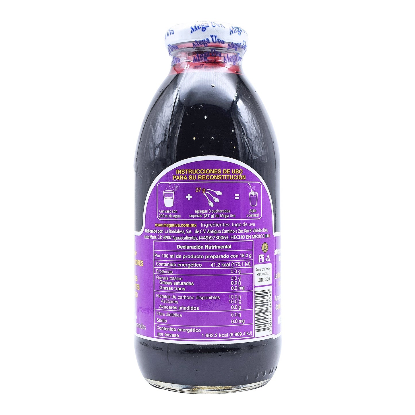 Mega Uva Concentrado 630 G (MEGA UVA)