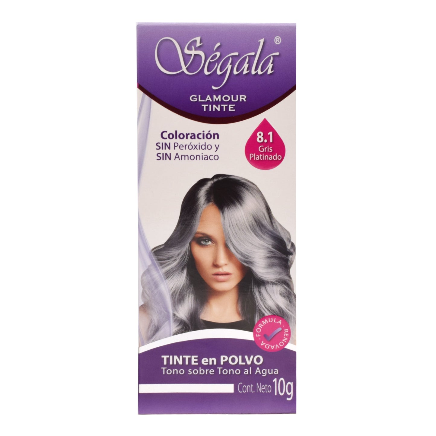 Tinte Al Agua Gris Platinado 10 G (SEGALA)