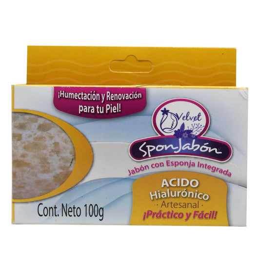Esponjabon Acido Hialuronico 100 G (VELVET)