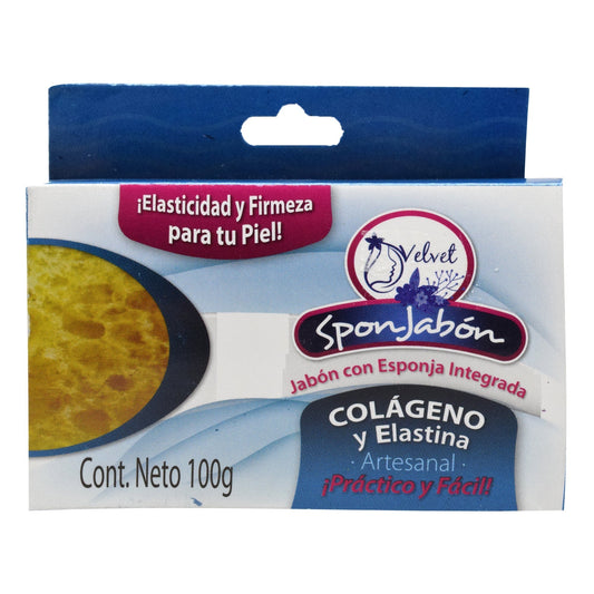 Esponjabon Colageno Y Elastina 100 G (VELVET)
