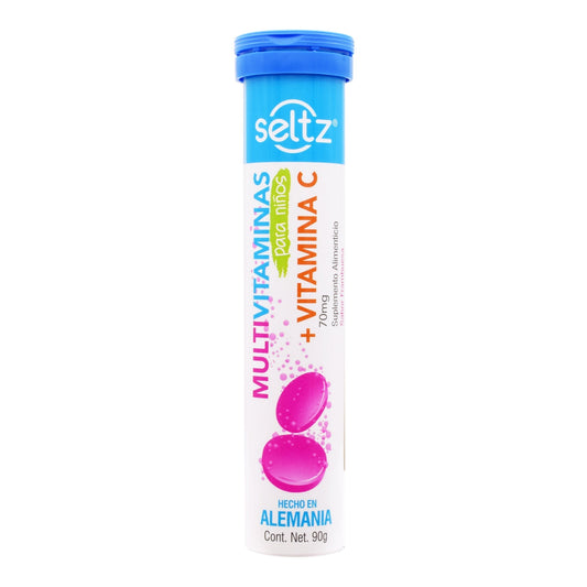 Multivitaminas Para Nií±os Vitamina C Efervescente 20 Tabletas (SELTZ)
