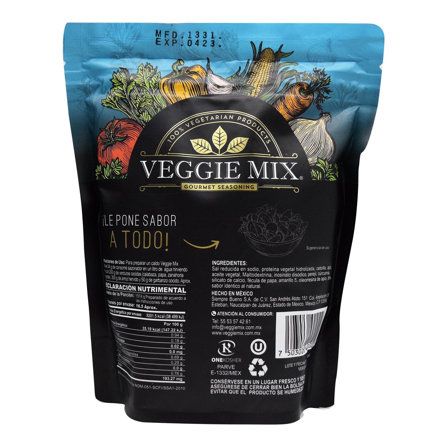Consome Vegetariano 400 G (VEGGIE MIX)
