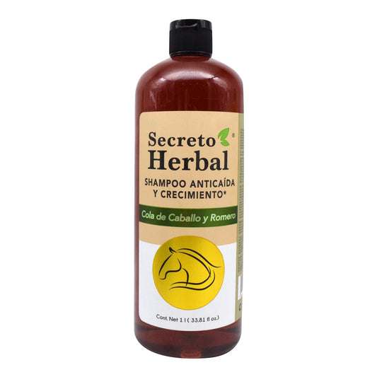Shampoo Anticaida Cola De Caballo Y Romero 1 L (SECRETO HERBAL)