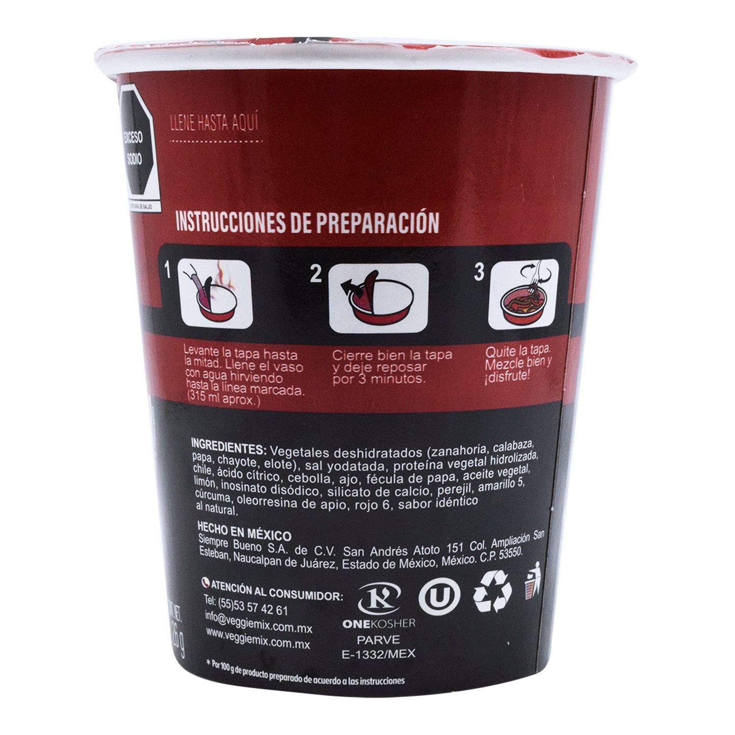 Sopa De Verduras Instantanea Sab Chipotle 26 G (VEGGIE MIX)