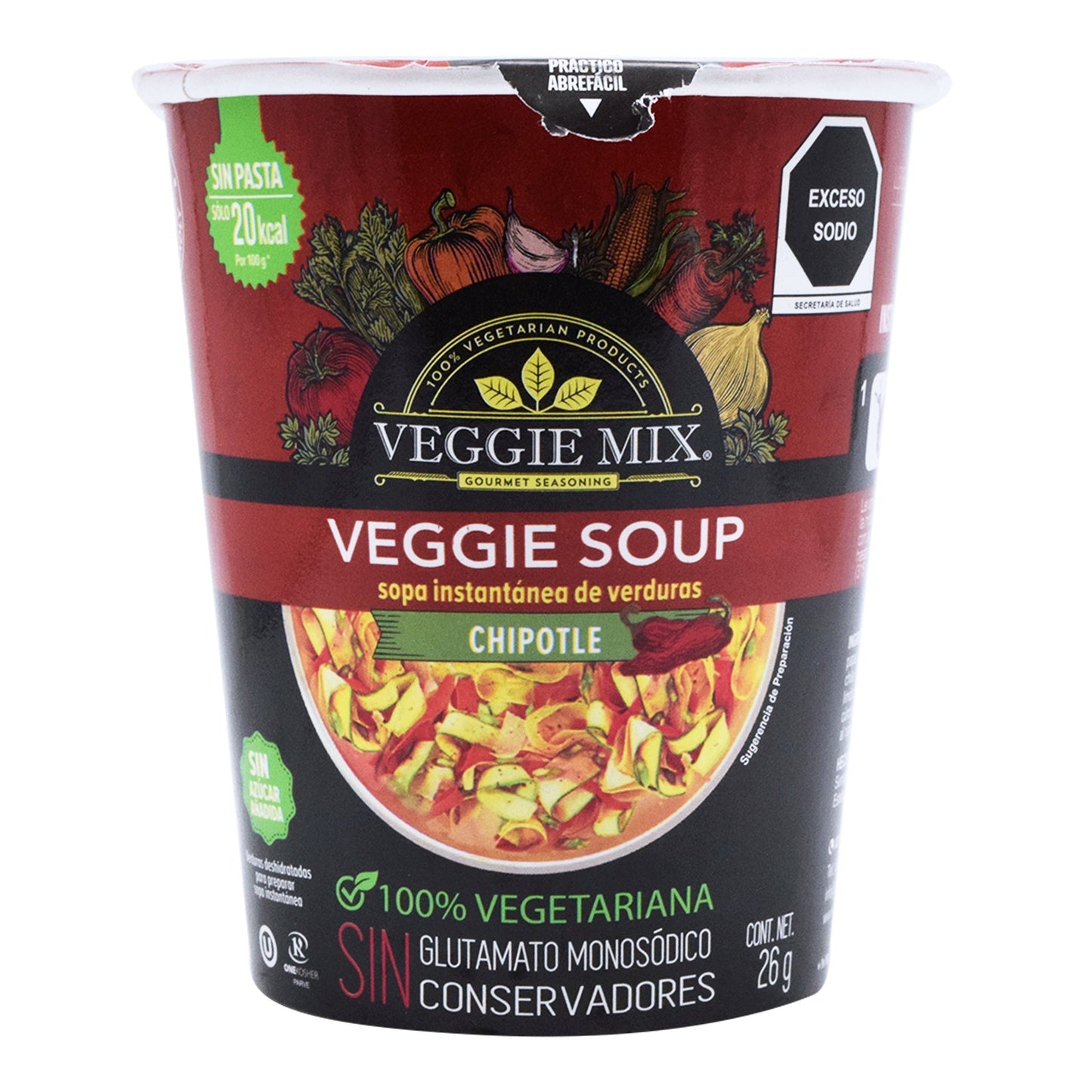 Sopa De Verduras Instantanea Sab Chipotle 26 G (VEGGIE MIX)