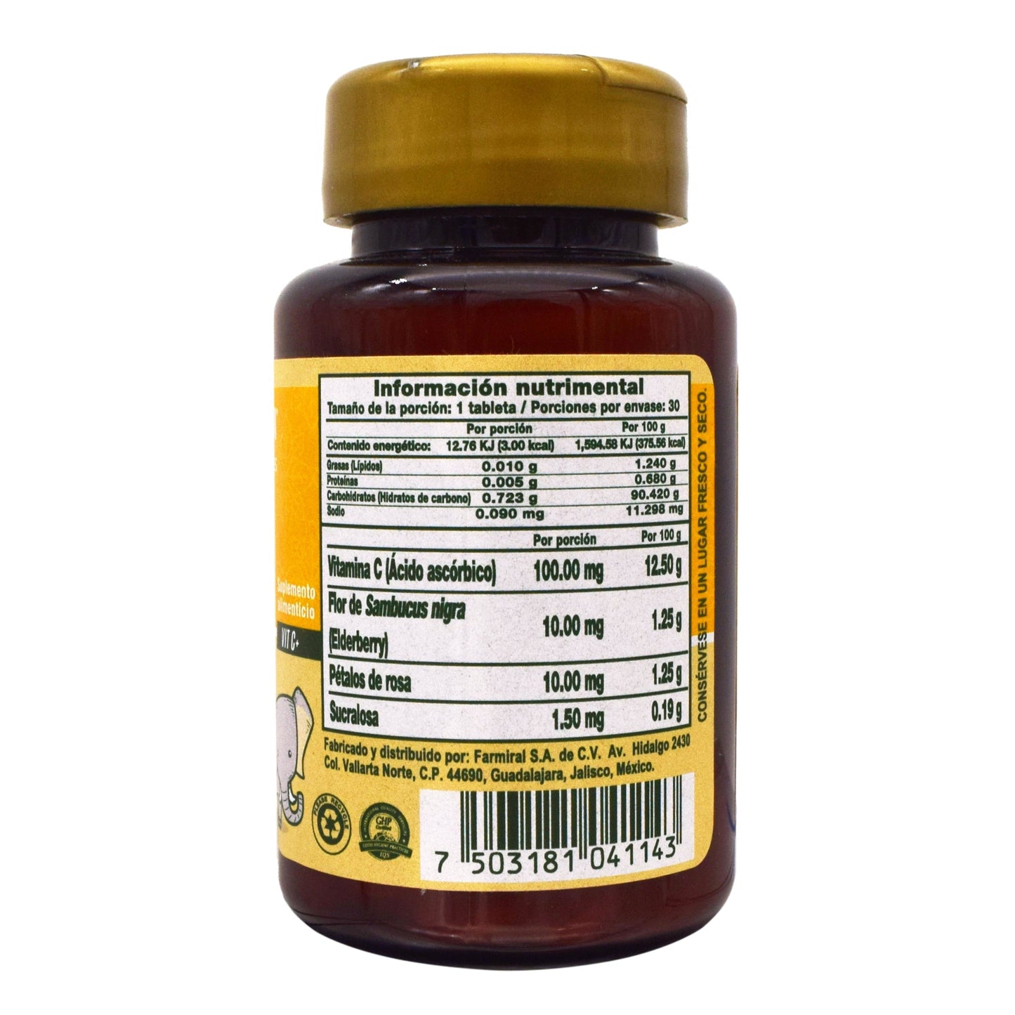 C-Kids Vim C 30 Tab Masticables (BIOMIRAL)