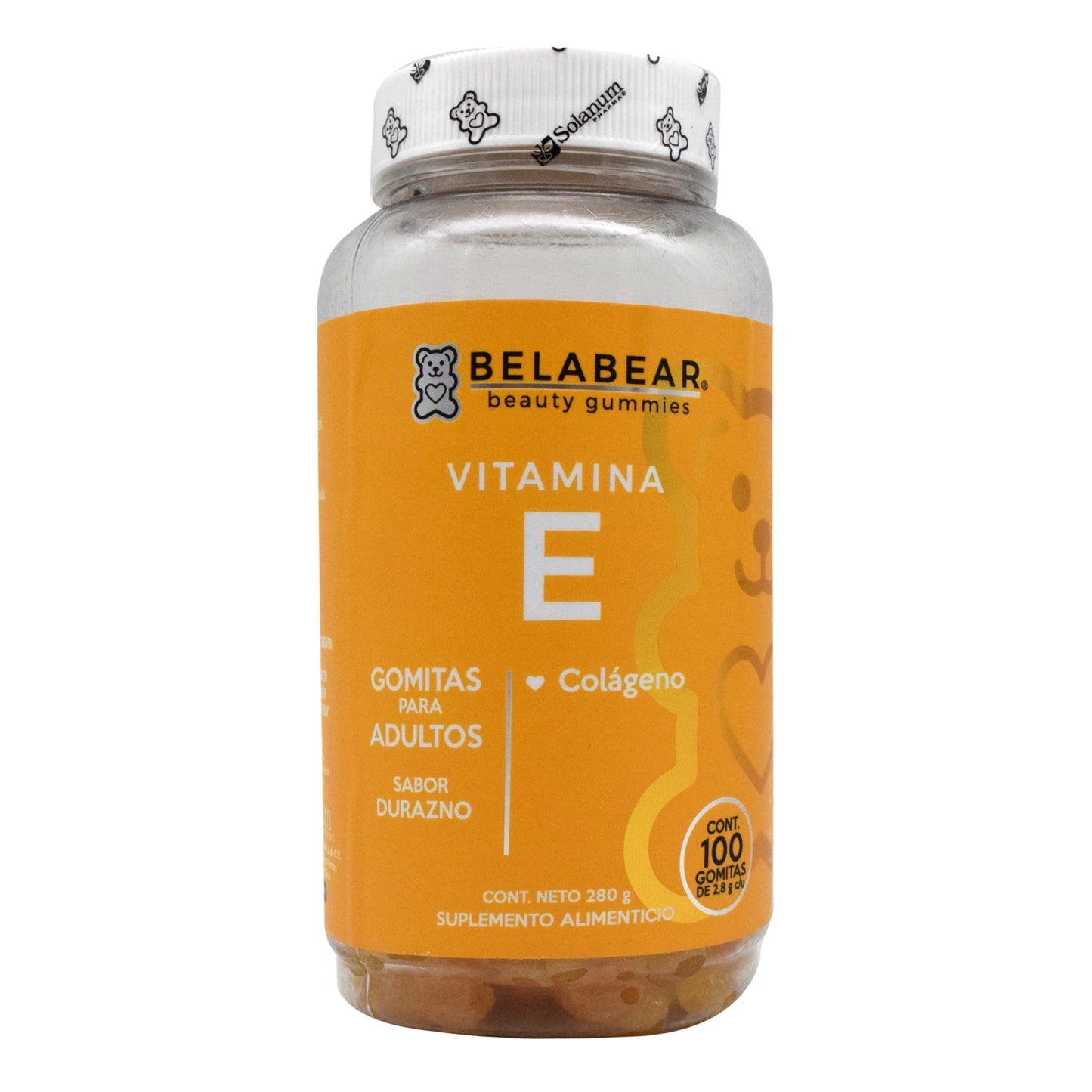 Gomitas De Vitamina E Durazno 280 G (BELABEAR)