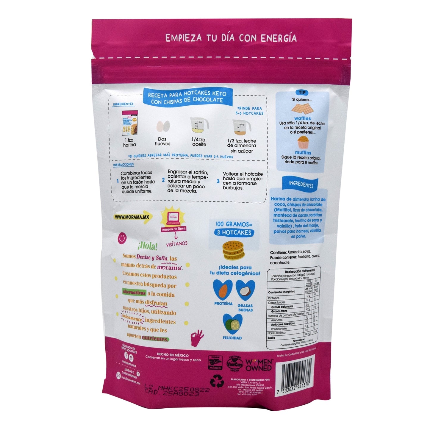 Harina Para Hot Cakes 350 G (MORAMA)
