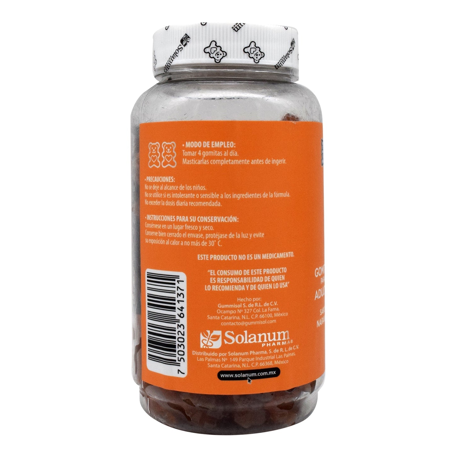 Gomitas De Vitamina B12 Naranja 280 G (BELABEAR)