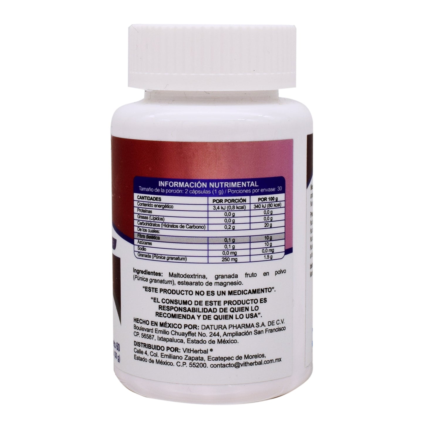 Granada 60 Cápsulas (VIT HERBAL)