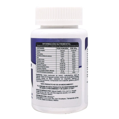 Cloruro De Magnesio 60 Cápsulas (VIT HERBAL)