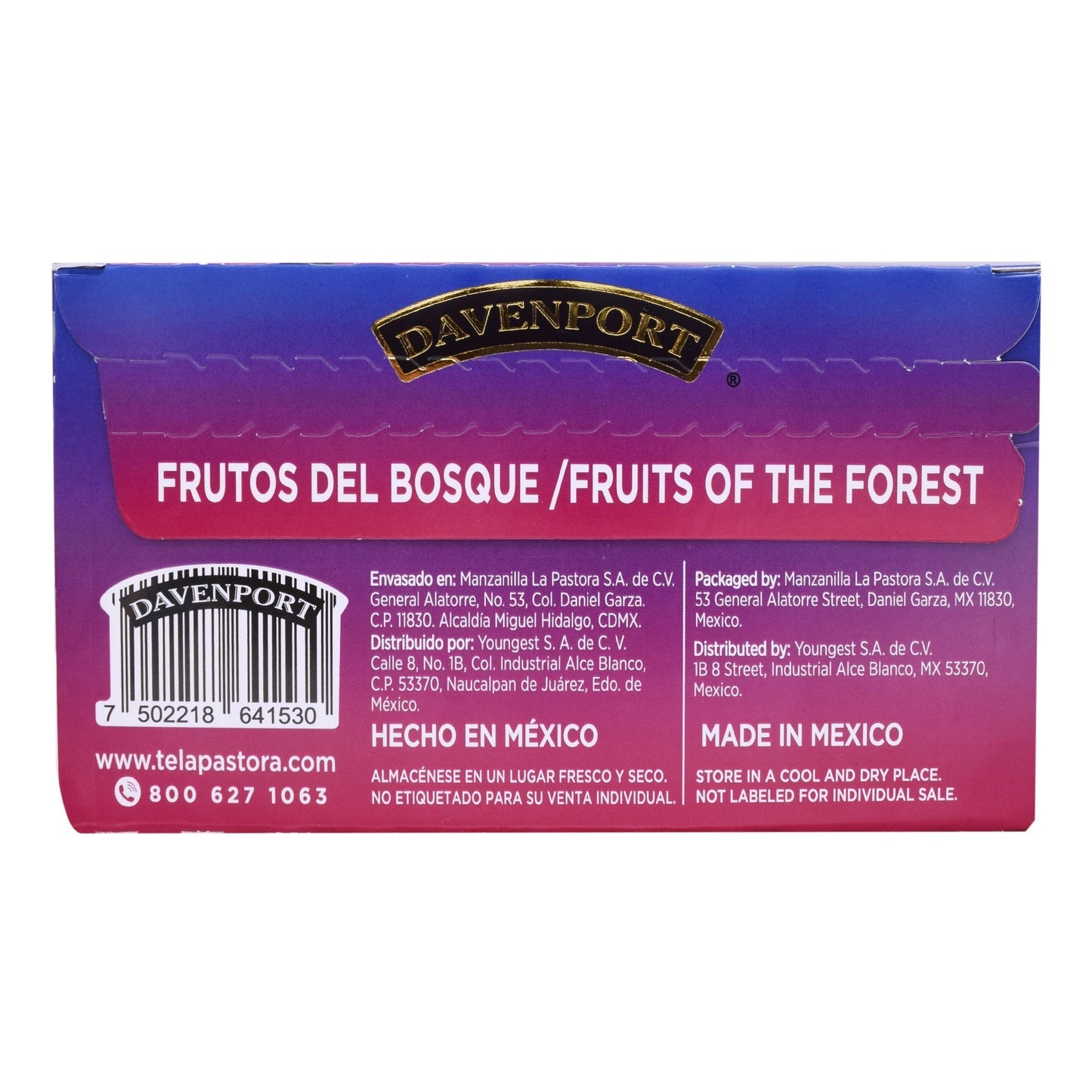 Te Frutos Del Bosque 20 Sob (DAVENPORT)